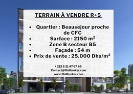 Terrain for vendre in Beauséjour - Casablanca