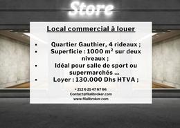 Magasin - 2 bathrooms for louer in Gauthier - Casablanca