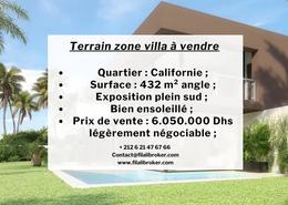 Terrain for vendre in Californie - Casablanca